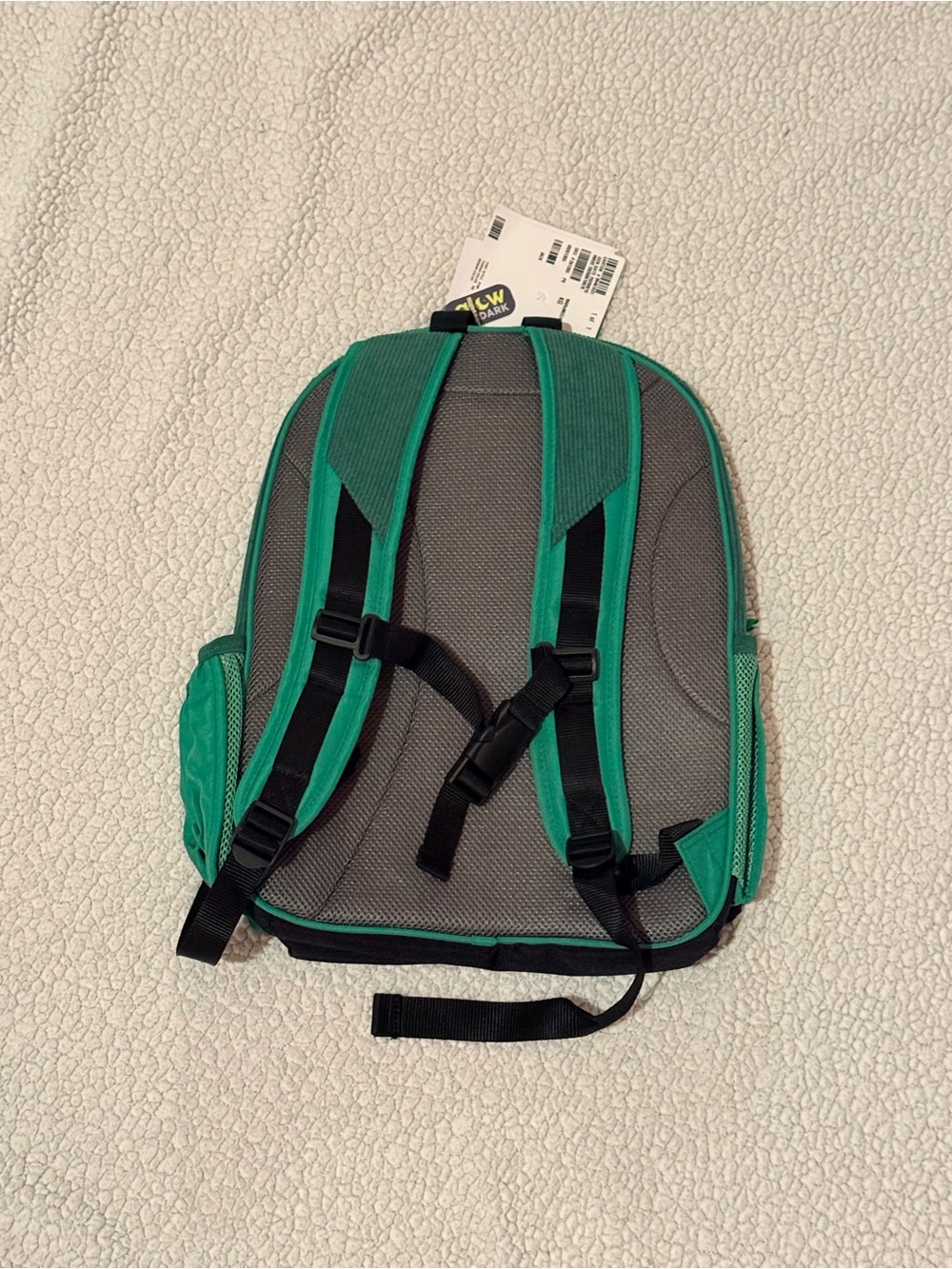 Pottery Barn Kids Green Minecraft Creeper Backpack with Name - Picture 2 of 5
